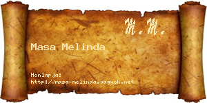 Masa Melinda névjegykártya